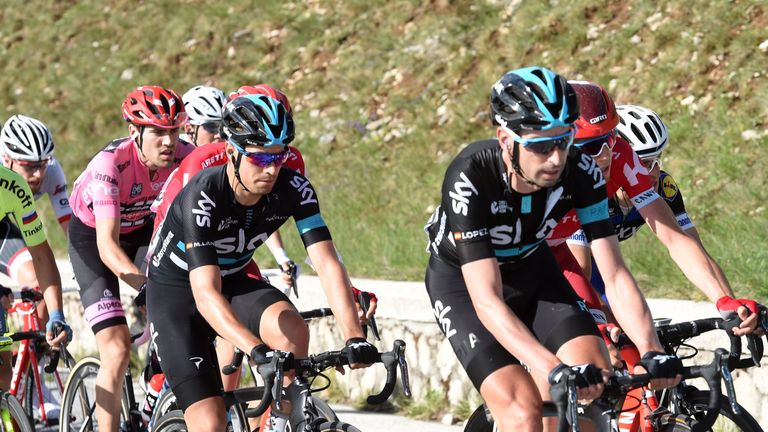 David Lopez Garcia on stage six of the 2016 Giro d'Italia