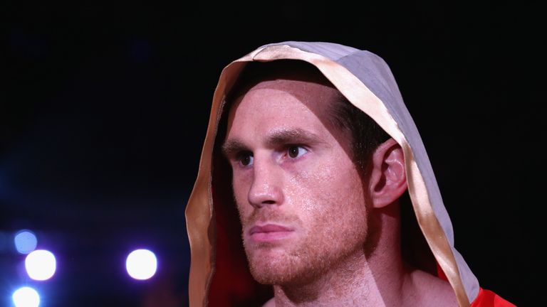 David Price of Great Britain enters the ring to face Tony Thompson of USA in the International Heavyweight Fight between