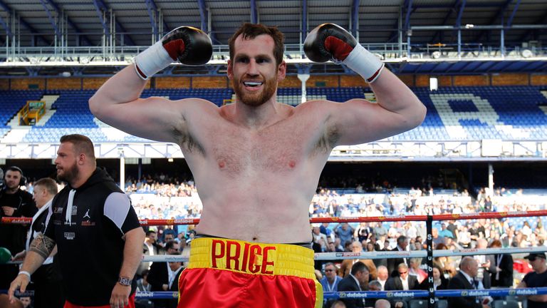 REAL LIFE ROCKY STORY PROMOTION
GOODISON PARK,LIVERPOOL
PIC;LAWRENCE LUSTIG
HEAVYWEIGHT CONTEST 
DAVID PRICE V VACLAJ PEJSAR