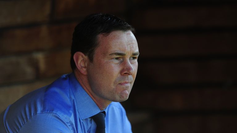 Derek Adams looks on as Plymouth win at Home Park
