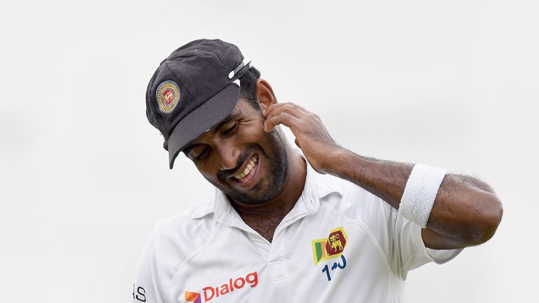 Sri Lankan cricketer Dhammika Prasad