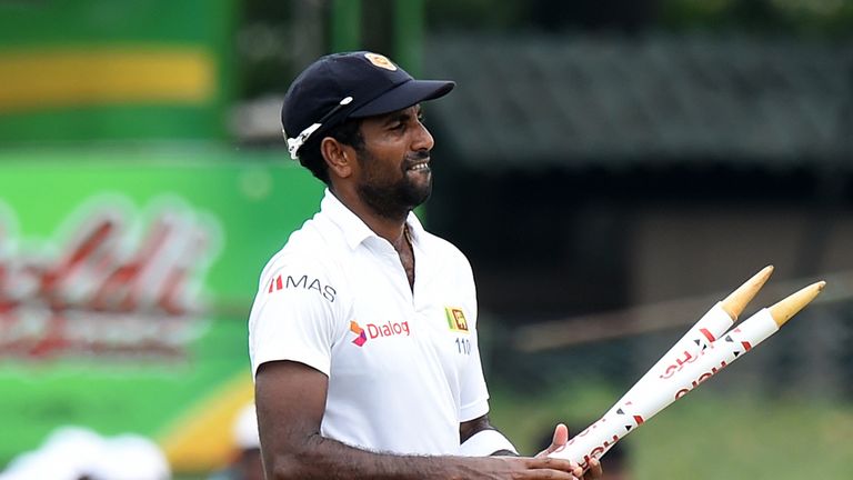 Sri Lankan cricketer Dhammika Prasad