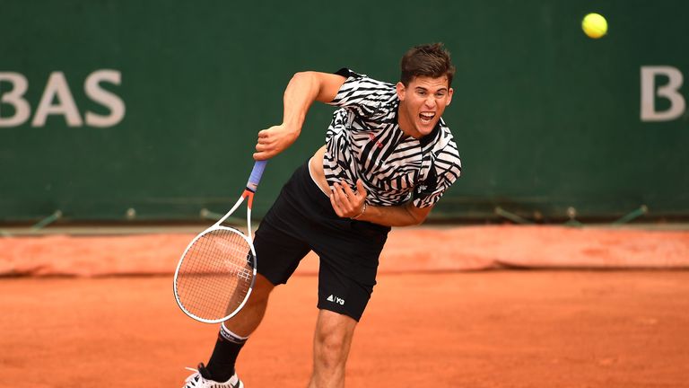 Dominic Thiem was another player in a hurry as he beat Guillermo Garcia-Lopez in three sets