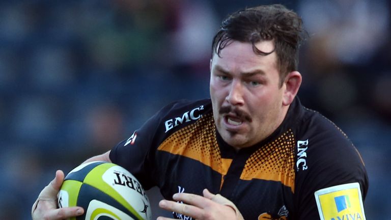 Edd Shervington of Wasps on the charge