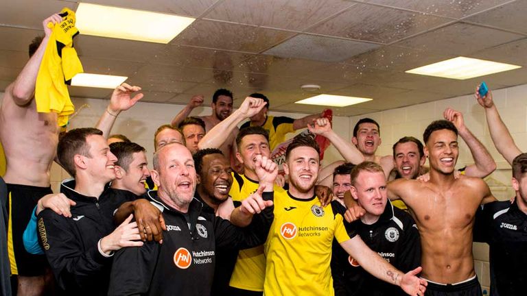 Edinburgh City's promotion party gets into full swing