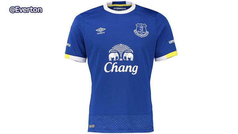 new Everton shirt