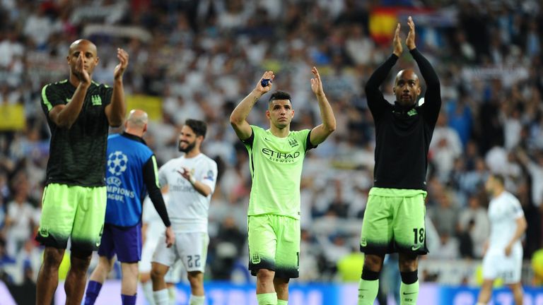Man City were knocked out of the Champions League by Real Madrid