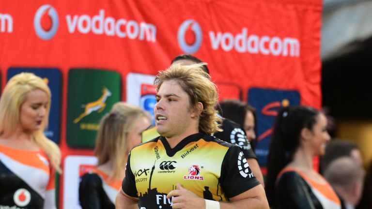 PRETORIA, SOUTH AFRICA - MAY 28: Faf De Klerk of the Lions during the Super Rugby match between the Vodacom Bulls and Emirates Lions at Lotus Versfeld Stad