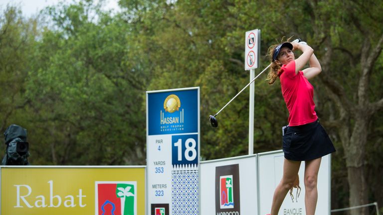 Florentyna Parker holds a one-shot lead in the Lalla Meryem Cup at the same venue