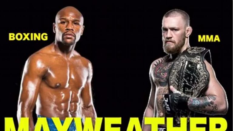 Floyd Mayweather uploaded a photo teasing at a fight between himself and Conor McGregor; Credit: Instagram/FloydMayweather