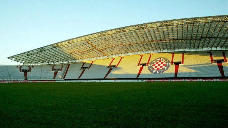 The Poljud Stadium is one of the arenas where Croatia play