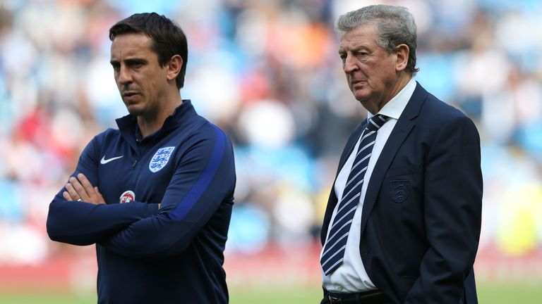 Gary Neville took an FA coaching role with England ahead of Campbell in 2012