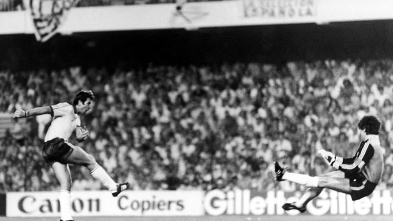 Gerry Armstrong goal, Spain v Northern Ireland, World Cup 1982, Valencia