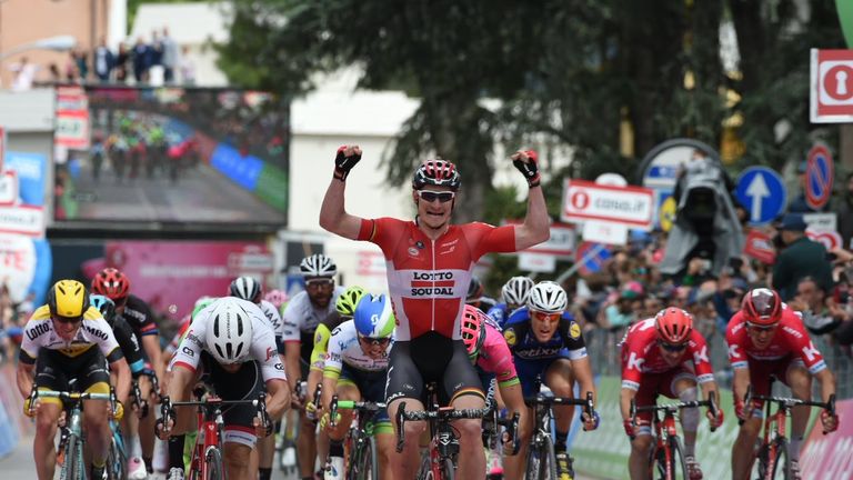 Andre Greipel wins stage seven of the 2016 Giro d'Italia