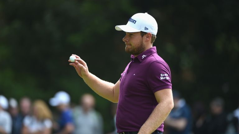 Hatton reeled off five birdies in seven holes on the back nine