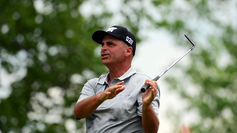 Rocco Mediate has been in sizzling form at Harbor Shores 