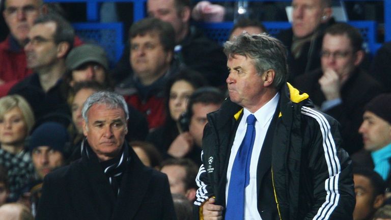 Claudio Ranieri (as Juventus coach) faced Guus Hiddink (as Chelsea boss) in 2009 in the Champions League