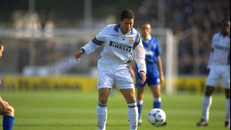 Diego Simeone spent two seasons at Inter in the 1990's.