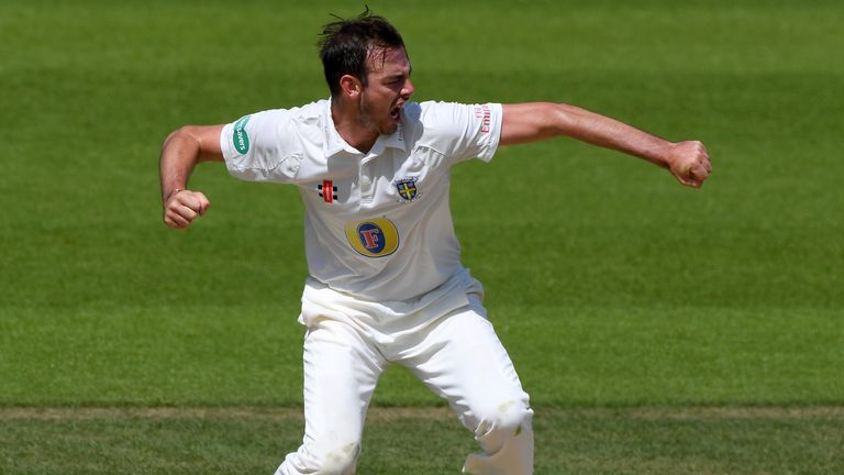 Durham bowler James Weighell claimed five for 33
