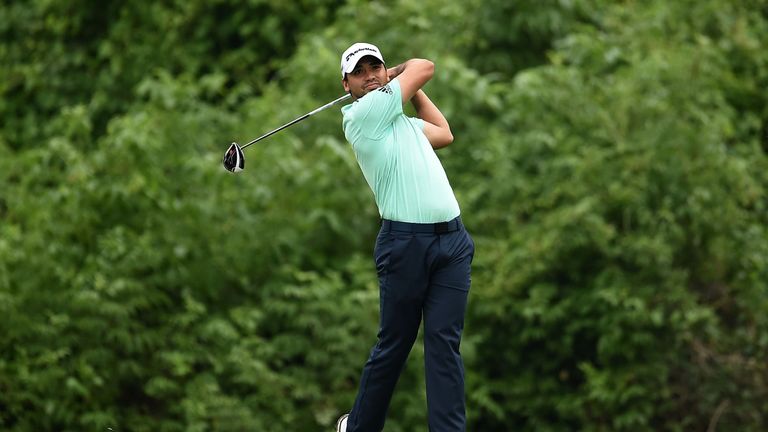 AVONDALE, LA - MAY 01:  Jason Day of Australia hits his tee shot on the second hole during a continuation of the third round of the Zurich Classic at TPC L