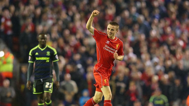 Liverpool youngster Jordan Rossiter is in Glasgow to finalise a move to Rangers