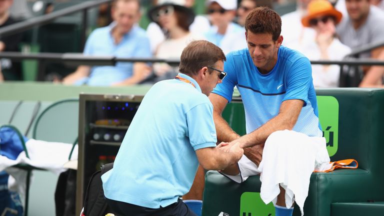 Del Potro has struggled with wrist injuries in the past two years