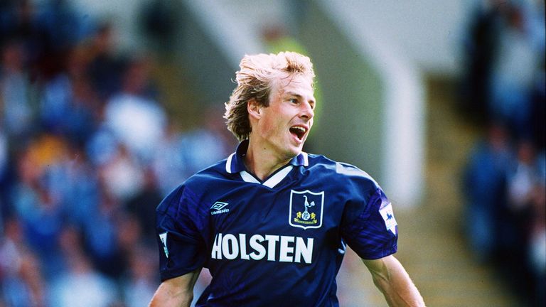 Jurgen Klinsmann scored 20 Premier League goals in 1994/95