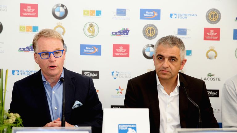 Keith Pelley and the Ladies European Tour Chief Executive, Ivan Khodabakhsh, held a joint press conference ahead of the two tournaments