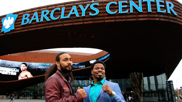 Keith Thurman (L) and Shawn Porter will clash at the Barclays Center