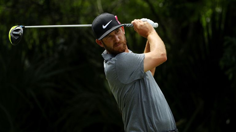Kevin Chappell of the United States plays his shot from the fifth tee during the final round of THE PLAYERS Championship at TPC Sawgrass