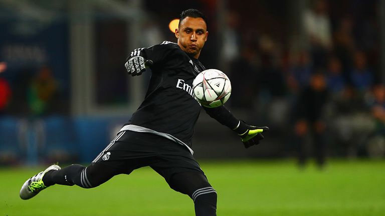 Keylor Navas of Real Madrid in action during the UEFA Champions League Final