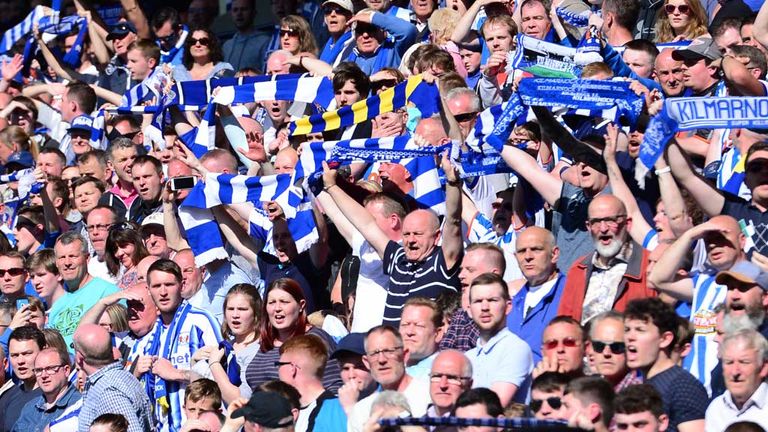 Scarves aloft in the home end as their favourites secure survival