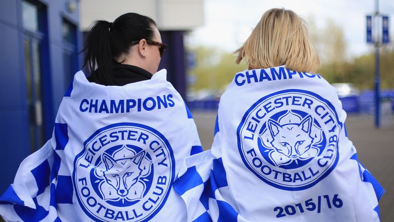 Leicester City fans react to Leicester City's Premier League Title Success 