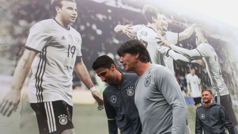 Sami Khedira e Joachim Loew verso Euro 2016 (Foto Getty)