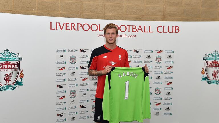 Loris Karius, new Liverpool goalkeeper, Melwood