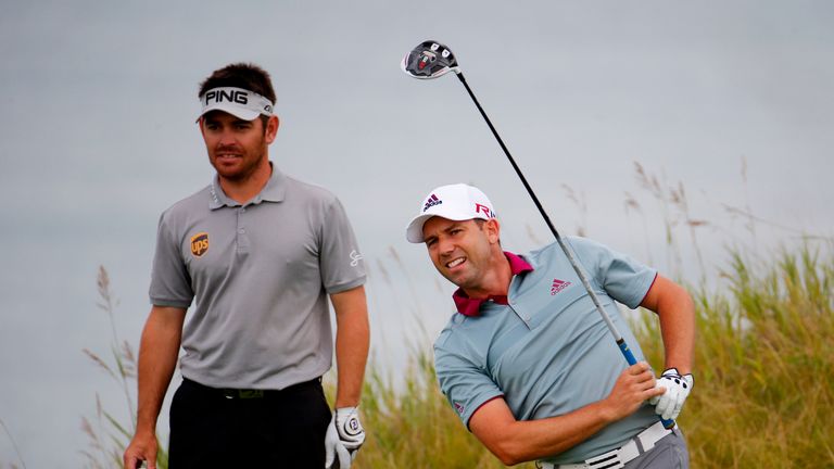 Louis Oosthuizen and Sergio Garcia are part of Friday's coverage