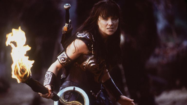 Xena: Warrior Princess is probably pretty handy in the pool as well