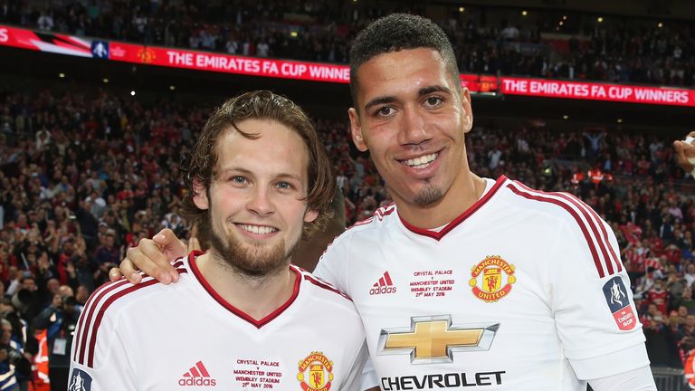 Daley Blind formed a successful defensive partnership with Chris Smalling last season
