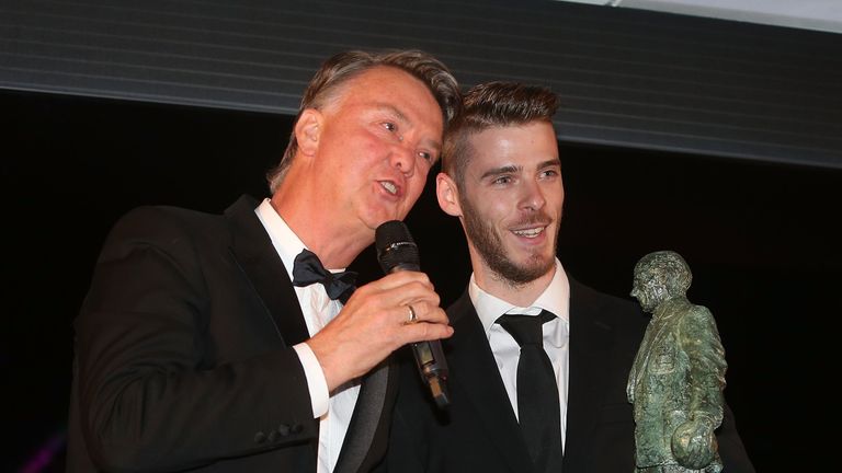 Louis van Gaal has heaped praise on Player of the Year David de Gea