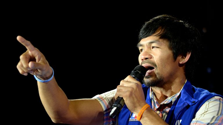 Manny Pacquiao has won a seat on the Senate in the Philippines