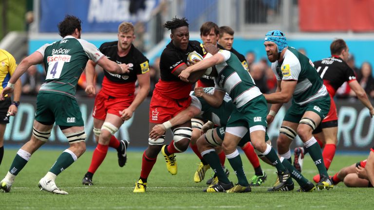 European player of the year Maro Itoje is named at lock for Saracens