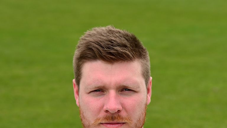CANTERBURY, ENGLAND - APRIL 04:  Matt Coles of Kent poses during the Kent CCC Photocall at The Spitfire Ground on April 4, 2016 in Canterbury, England.  (P