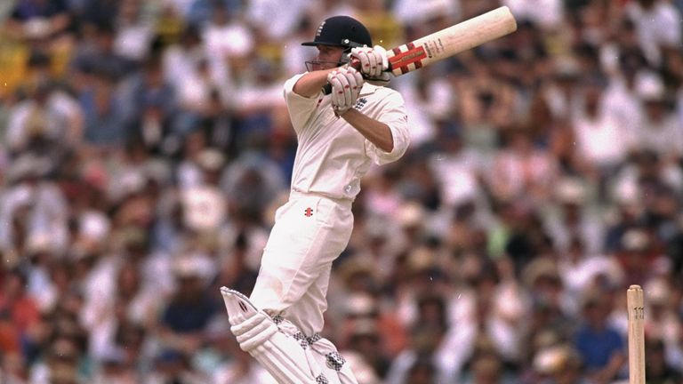 Michael Atherton of England in action during the Tour of Australia in Perth, Australia. Mandatory Credit: Laurence Griffiths /Allsport