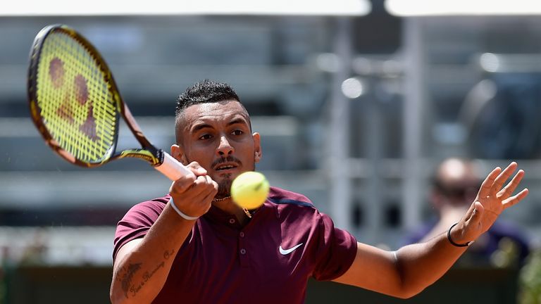 Nick Kyrgios will look to build on an impressive season when he takes on Milos Raonic