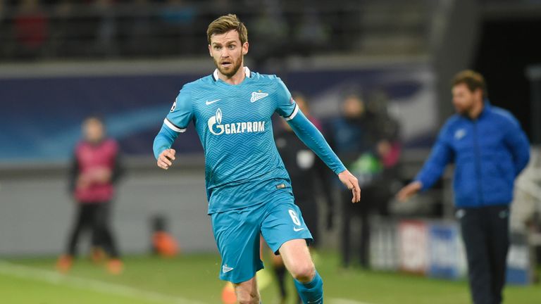 Zenit St Petersburg's Nicolas Lombaerts has been ruled out of playing for Belgium after a thigh muscle tear 