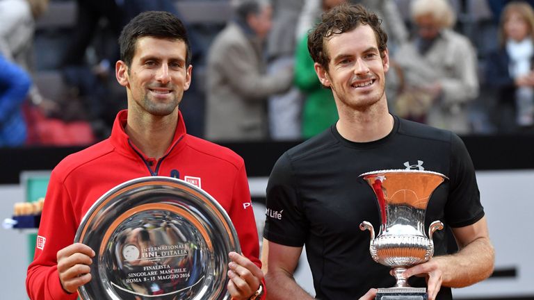 Novak Djokovic, Andy Murray, Rome Masters