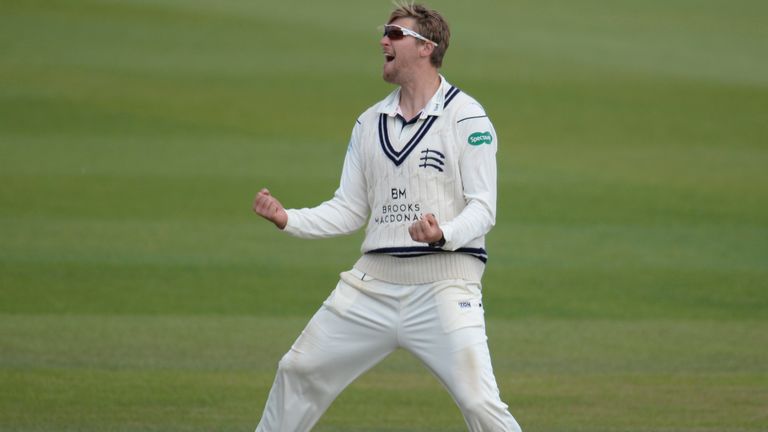 Ollie Rayner: Picked up six wickets for Middlesex
