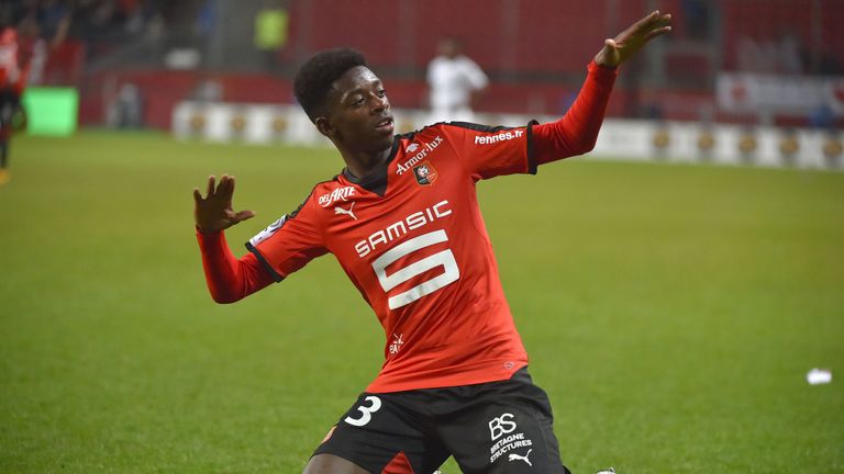 Ousmane Dembele was award the Ligue 1 Young Player of the Year award