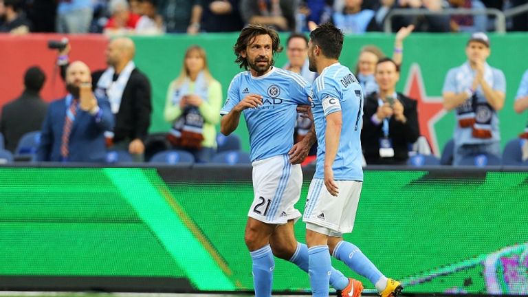 Andrea Pirlo con il New York City (Getty)