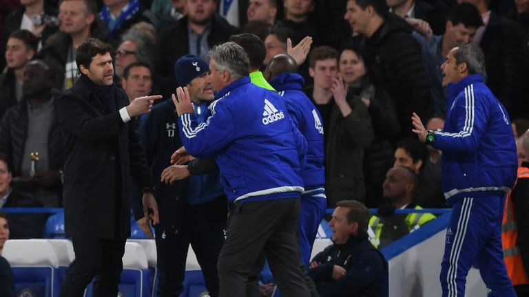 A night of high emotions for managers Mauricio Pochettino and Guus Hiddink